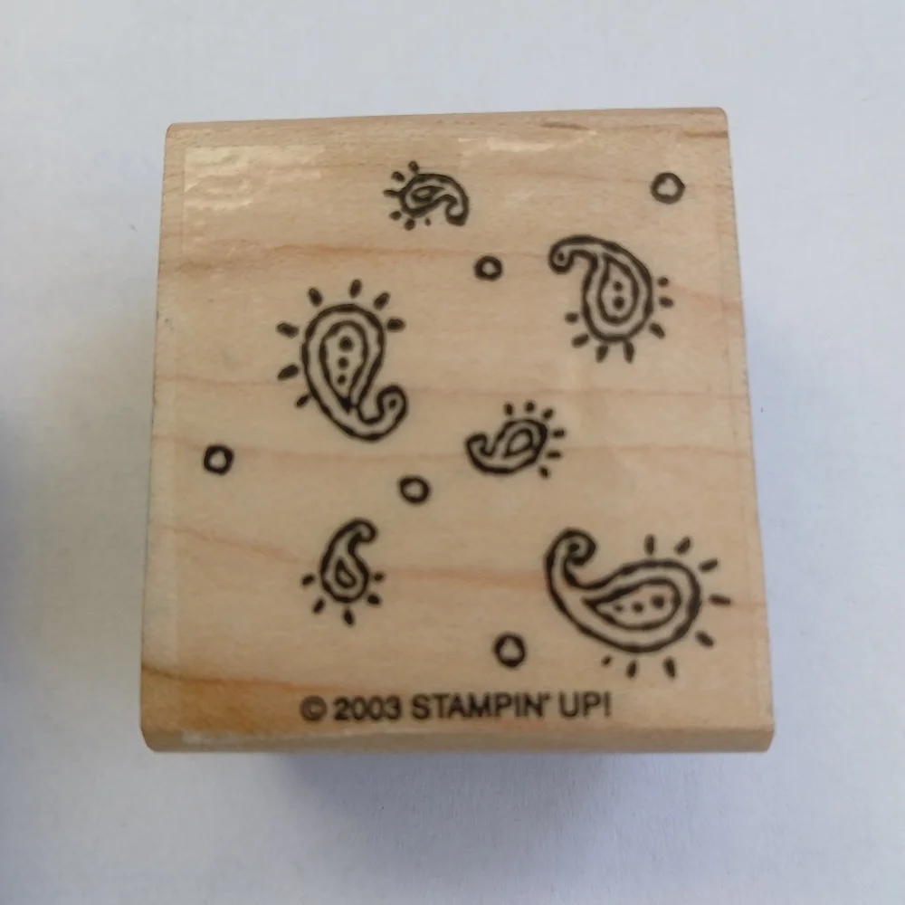 Stampin' Up! 2007 Fresh Fillers Wooden Rubber Craft Stamp Set 4